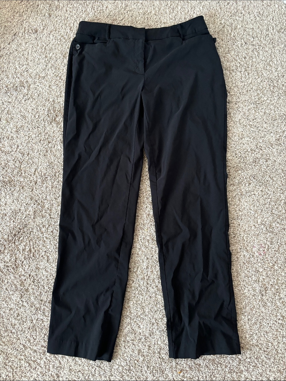 Lane Bryant tall Black Straight-Leg Dress Pants